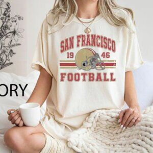 San Francisco Football T-Shirt Comfort Color Super Bowl Champions Tee GILDAN